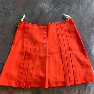 Red skirt